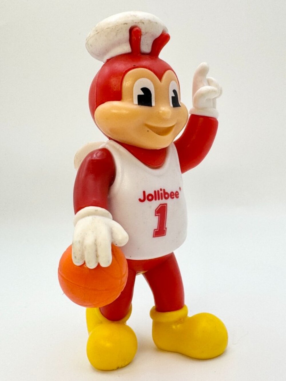 Jollibee Jollympics BASKETBALL Figure 4" Moving Arms Kiddie Meal Toy Cake Topper